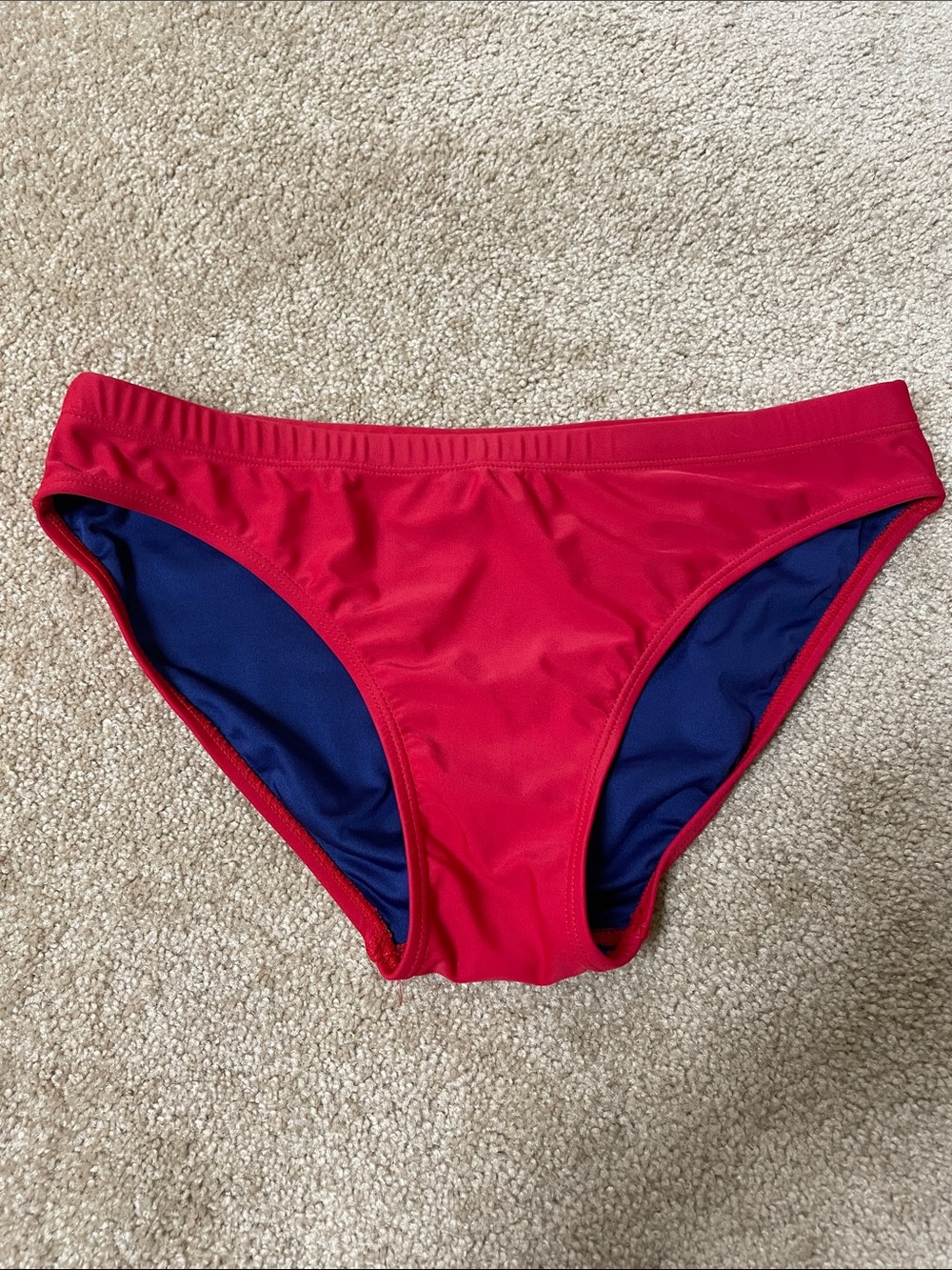 Life Guard Red Bikini Bottom - Size medium